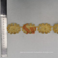 African hot golden decorative bullion wire braid gold lace trim